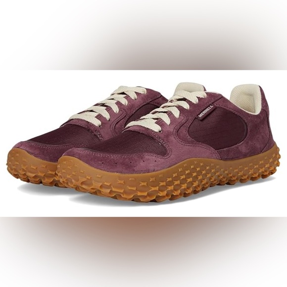 Merrell Shoes - Merrell Women's Burgundy Suede Trail Sneaker